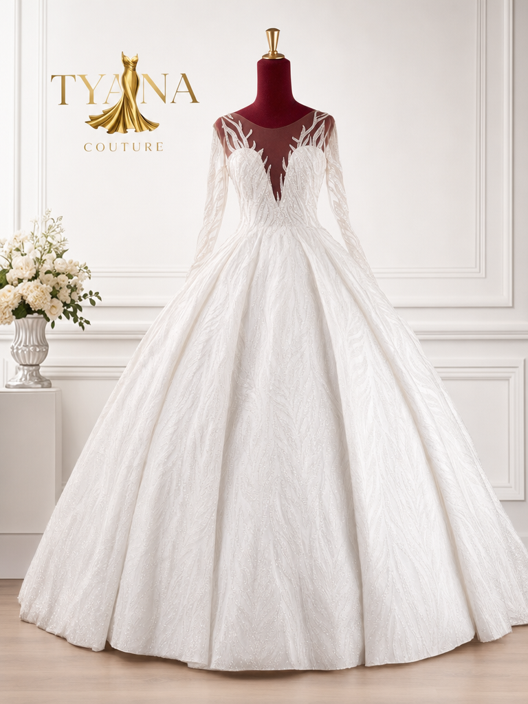 Rochie creată manual la Tyana Couture — Colecția 18