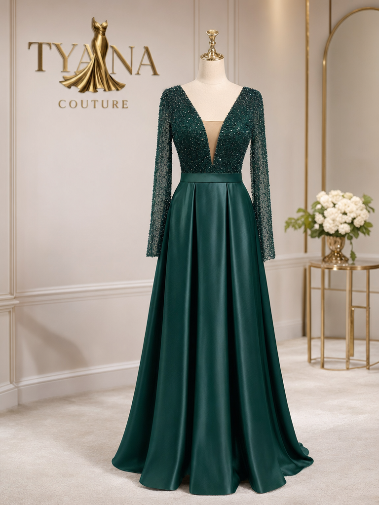 Rochie creată manual la Tyana Couture — Colecția 3